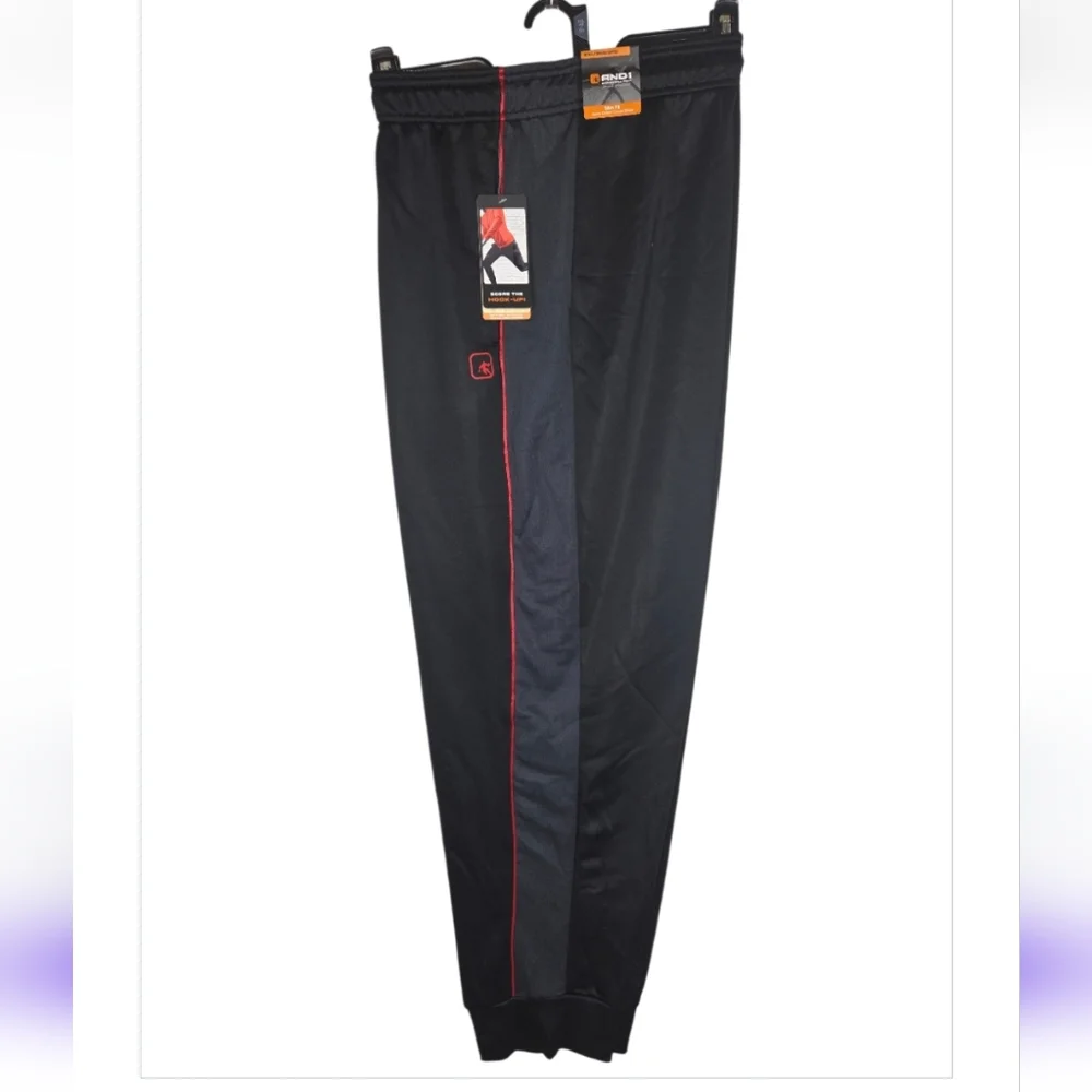 And 1 Black Double Team Jogger Basketball Pant Size 3XL Slim Fit NEW